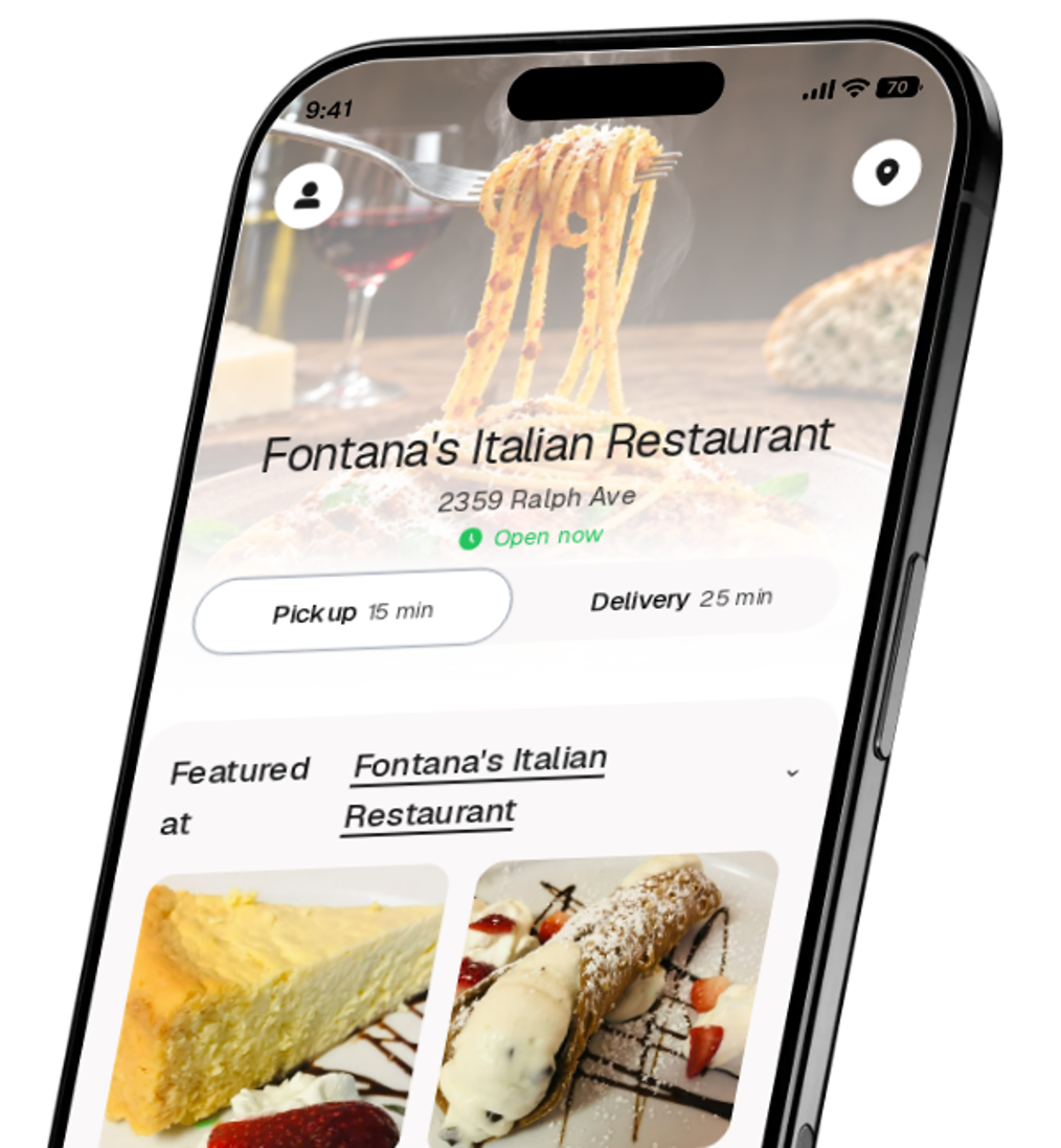 Fontana's Italian Restaurant app preview