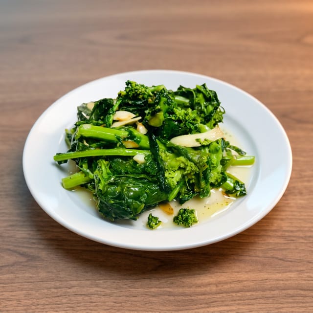 Sautéed Broccoli Rabe.