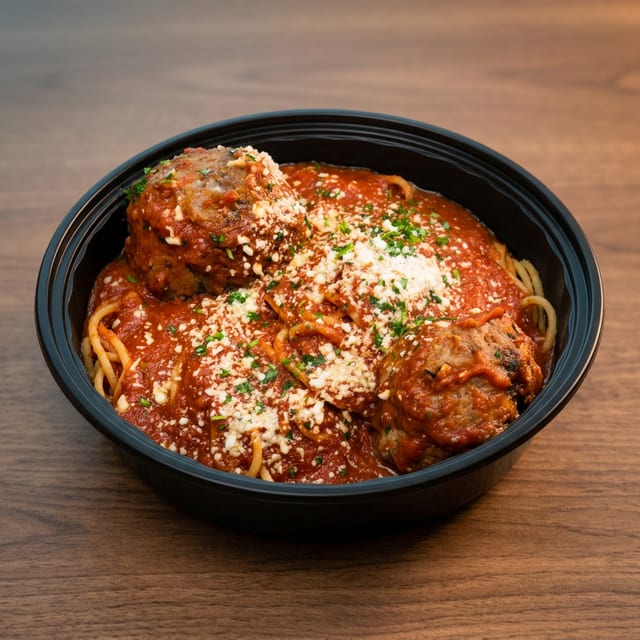 Spaghetti With Meatballs.