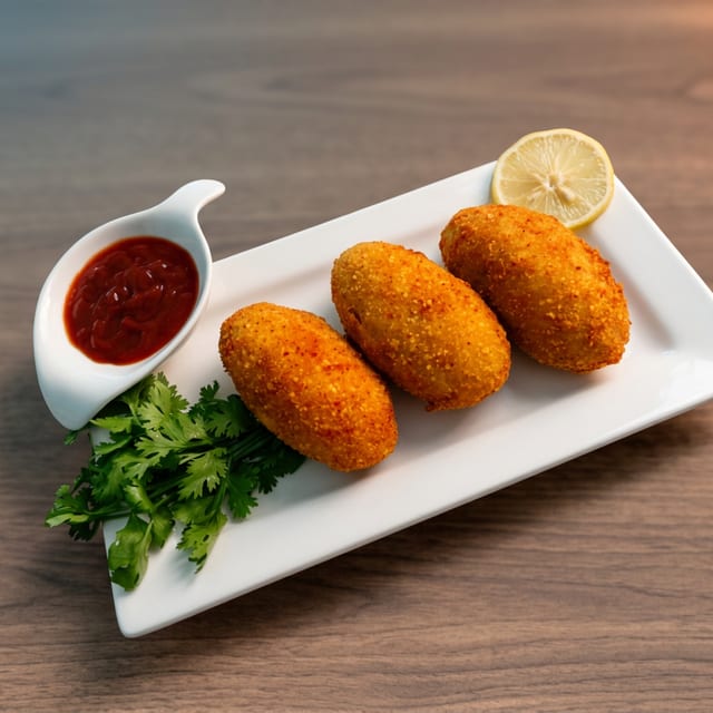 Potato Croquettes.