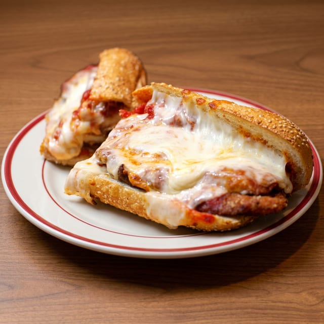 Veal Parmigiana Hero.