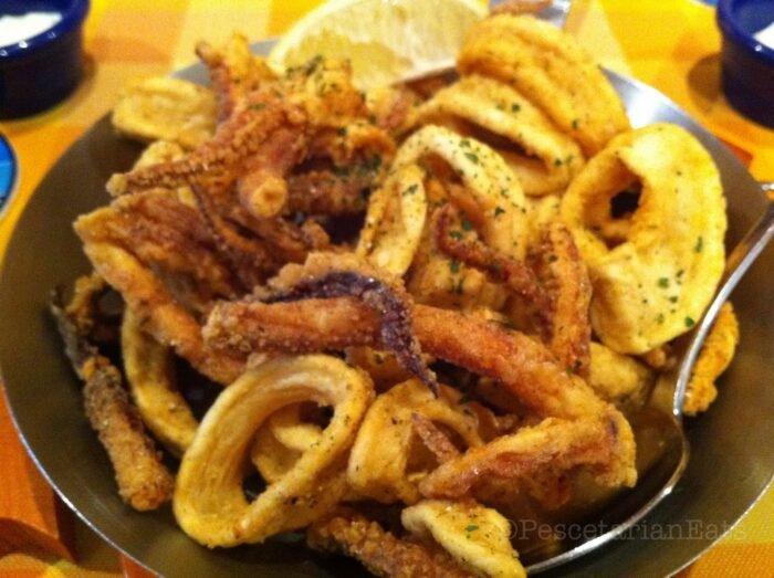 FRIED CALAMARI VOLCANO